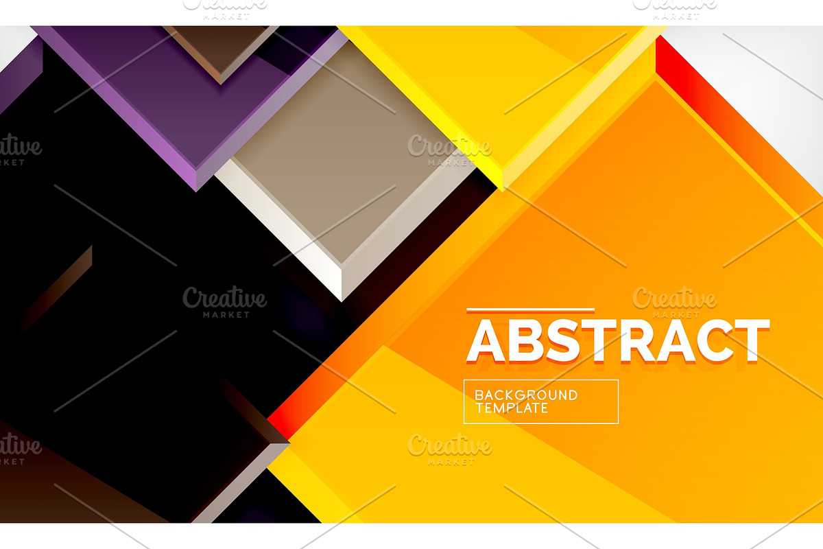 Square abstract background, glossy in Illustrations - product preview 8