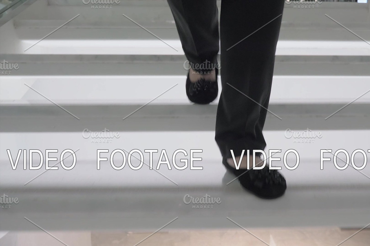 A steadicam shot of female feet in Graphics - product preview 8