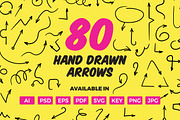 80 Hand Drawn Arrows