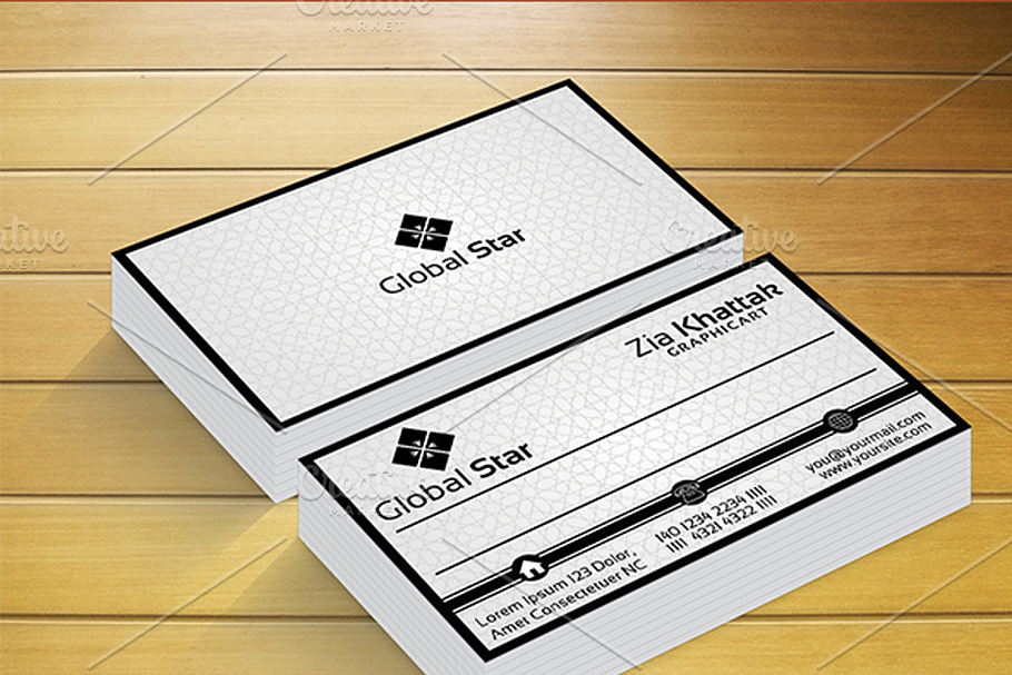 Global Star Vol-5 Business Card in Business Card Templates - product preview 8