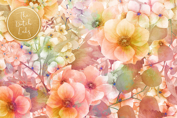 Floral Background & Paper - Jennifer in Patterns - product preview 3