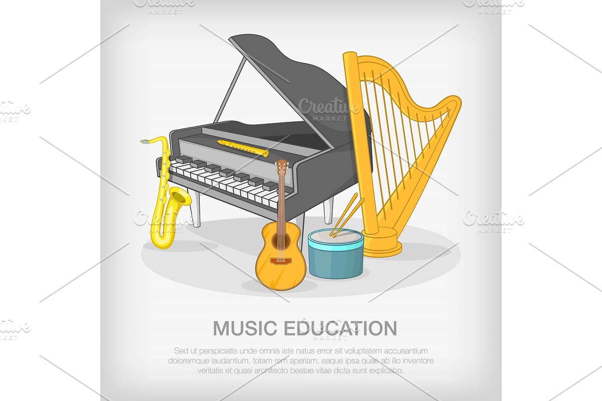 Musical ensemble concept, cartoon in Illustrations - product preview 8