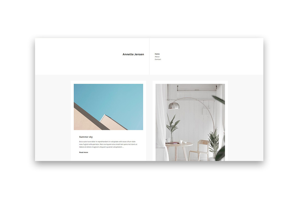 Annette - A Minimal Blog Theme in WordPress Blog Themes - product preview 8