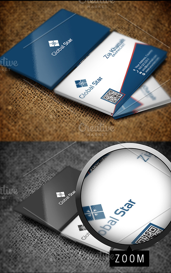 Global Star Vol-11 in Business Card Templates - product preview 1