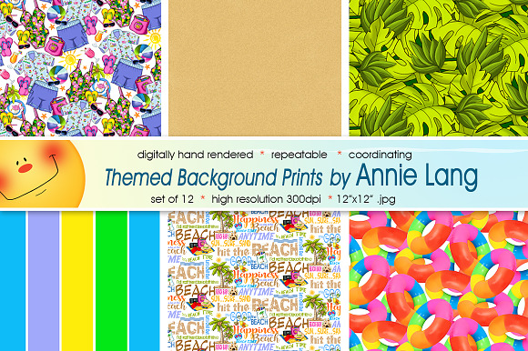 Annie's Flamingo Beach Prints in Patterns - product preview 2