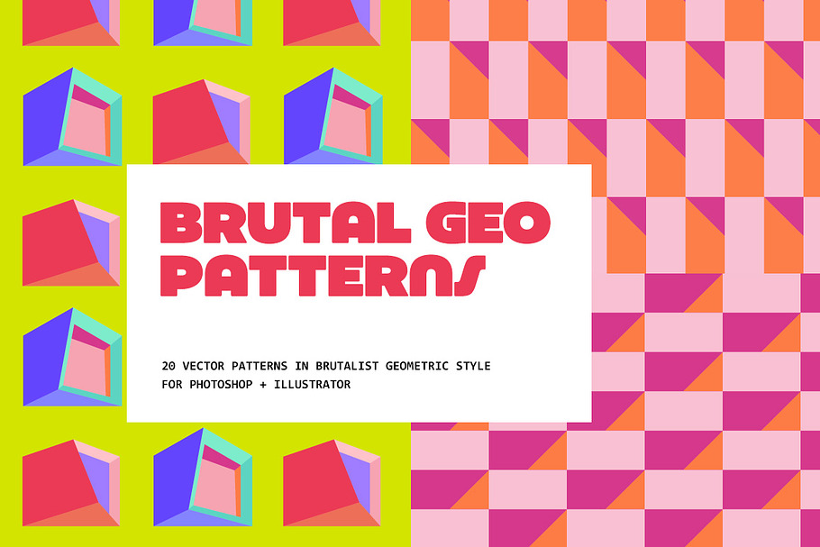 Brutal Geo Patterns in Patterns - product preview 8