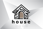 Weird House Logo Template