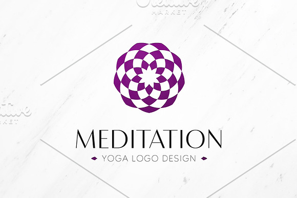 Water Lily Lotus Logo Bundle in Logo Templates - product preview 5