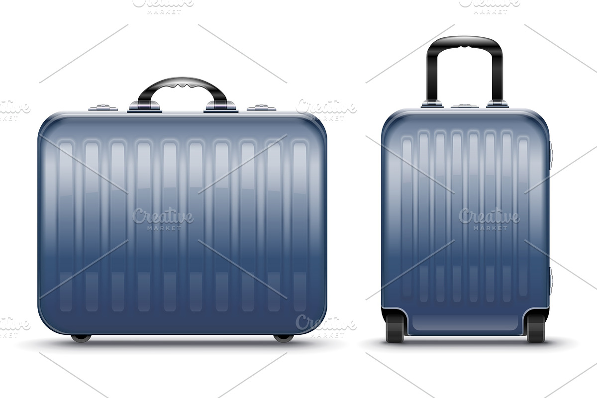 Suitcases for travel. Airport. in Illustrations - product preview 8