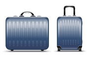 Suitcases for travel. Airport.