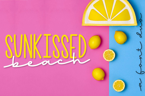 Sunkissed Beach - A Font Pair Duo