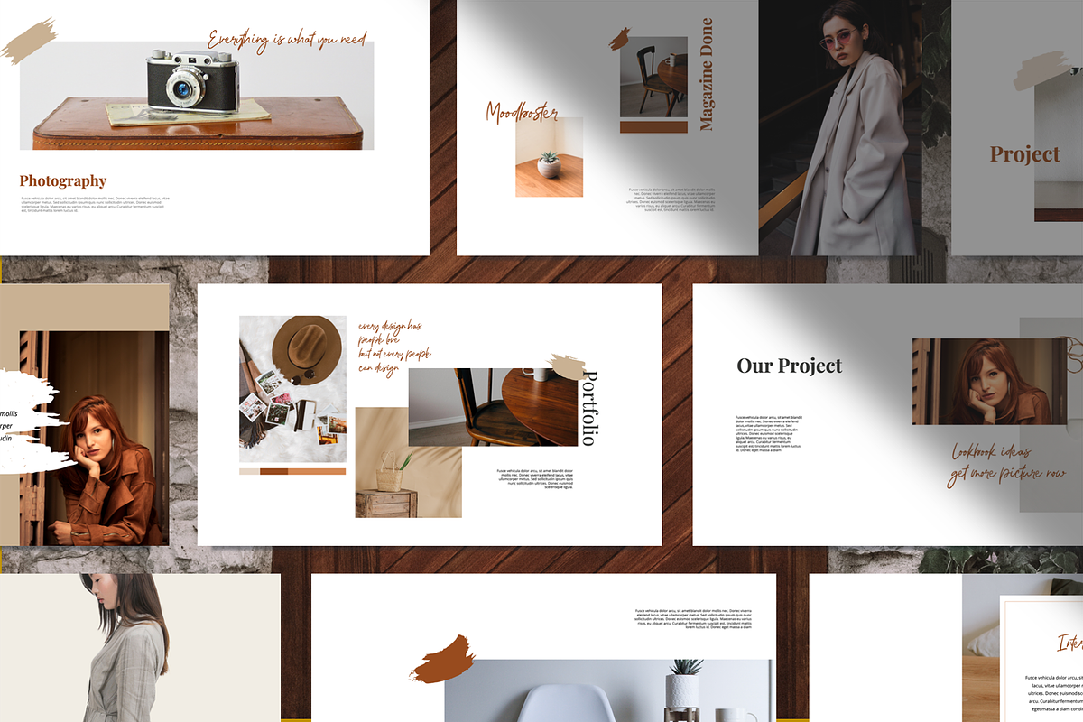 PHOVIA - Lookbook Style Powerpoint in PowerPoint Templates - product preview 8