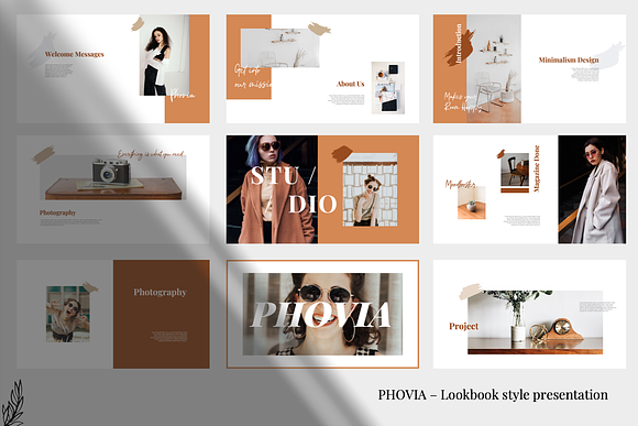 PHOVIA - Lookbook Style Powerpoint in PowerPoint Templates - product preview 2