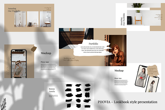 PHOVIA - Lookbook Style Powerpoint in PowerPoint Templates - product preview 6