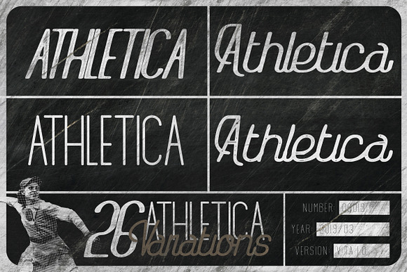 The Athletica Font in Script Fonts - product preview 5