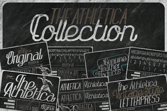 The Athletica Font in Script Fonts - product preview 7