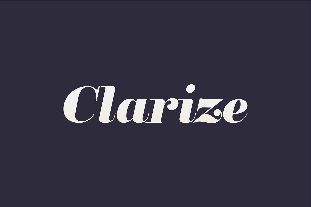 Clarize Family in Serif Fonts - product preview 8