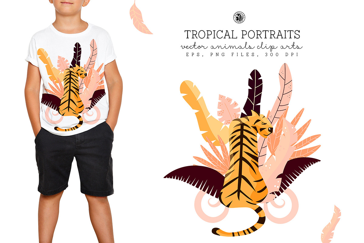 Tropical Portraits in Illustrations - product preview 8