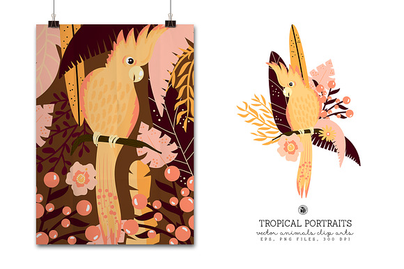 Tropical Portraits in Illustrations - product preview 1