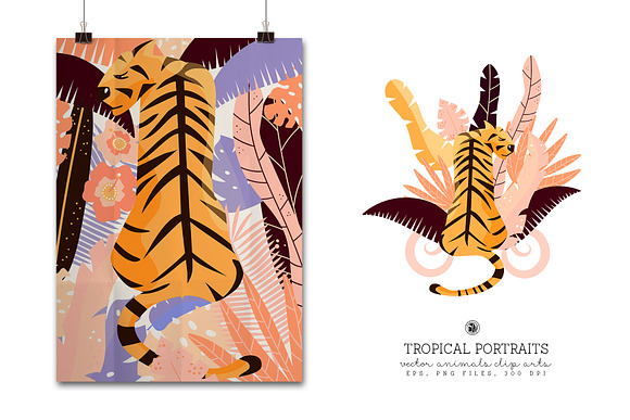 Tropical Portraits in Illustrations - product preview 2