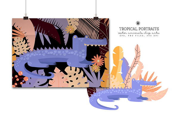 Tropical Portraits in Illustrations - product preview 3