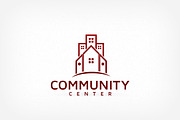 Community Center Building Logo