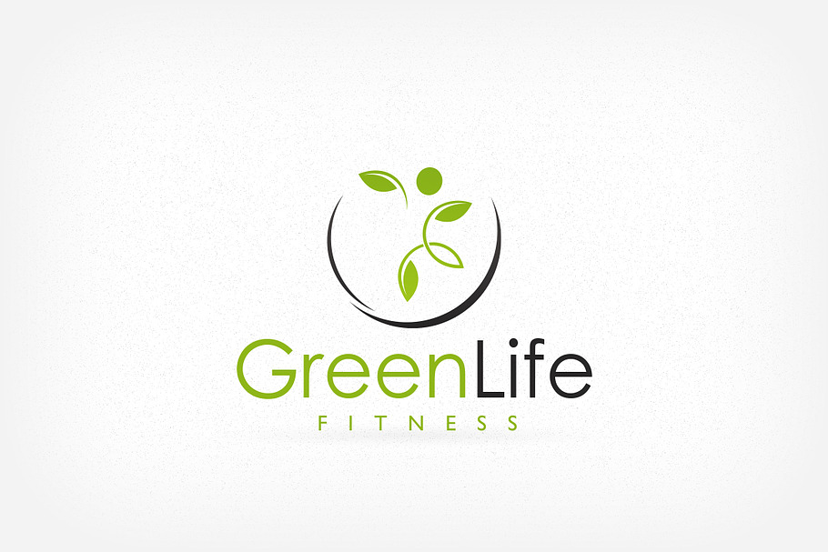Green Life Fitness Logo in Logo Templates - product preview 8