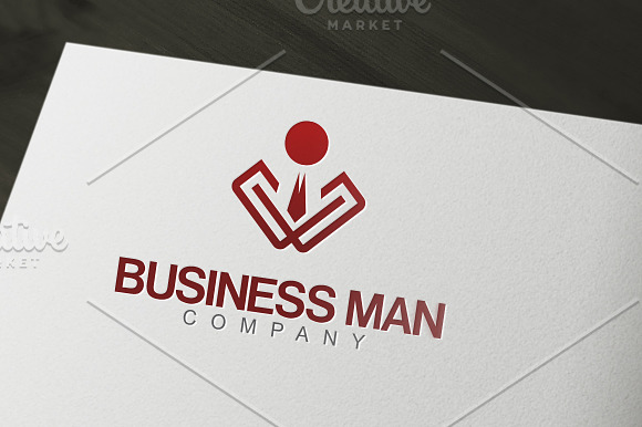 Business Man Logo in Logo Templates - product preview 1