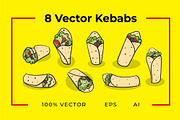 8 Vector Kebabs