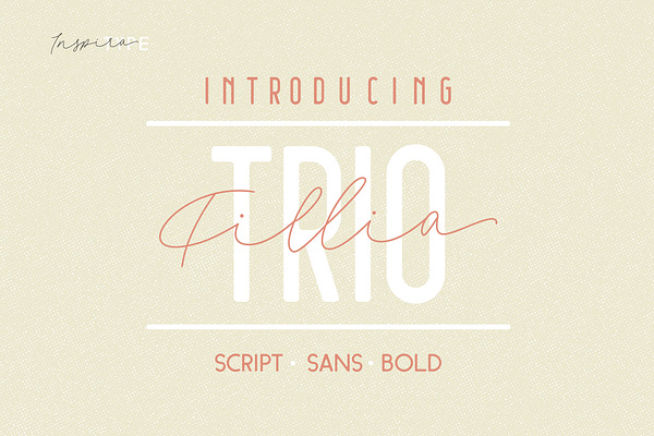 Filia - Script, Sans, & Bold Font