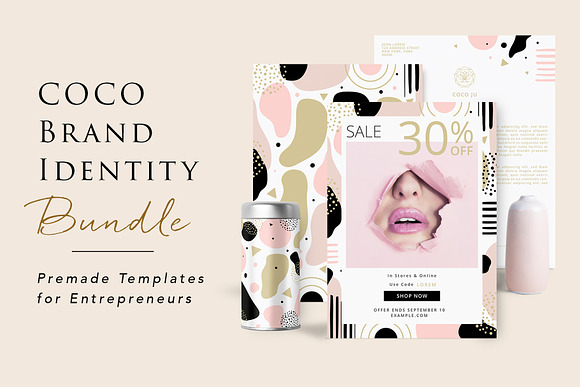 Business Branding kit – COCO in Stationery Templates - product preview 8