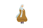 Pregnant Muslim Woman, Modern Arab
