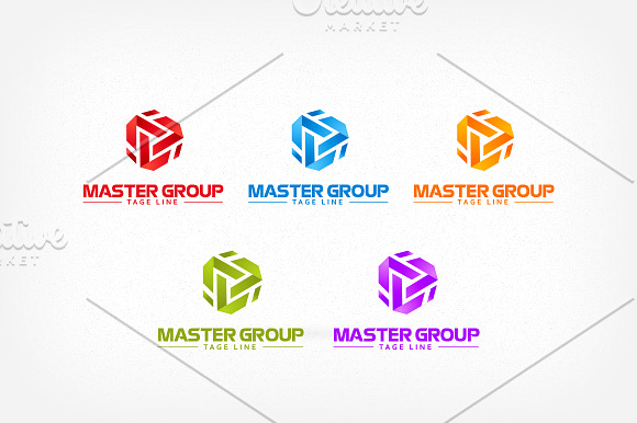 Master Group Logo in Logo Templates - product preview 2