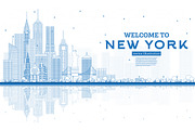 Outline Welcome to New York USA