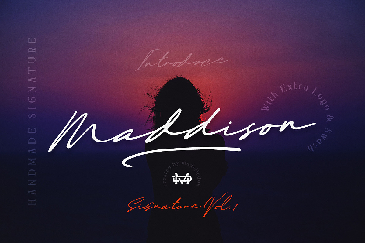 Maddison - Handmade Signature in Script Fonts - product preview 8