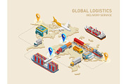 Global logistics scheme with