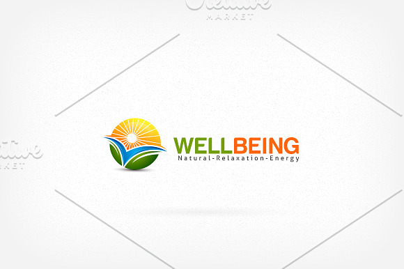 Wellbeing Relaxation Logo in Logo Templates - product preview 1