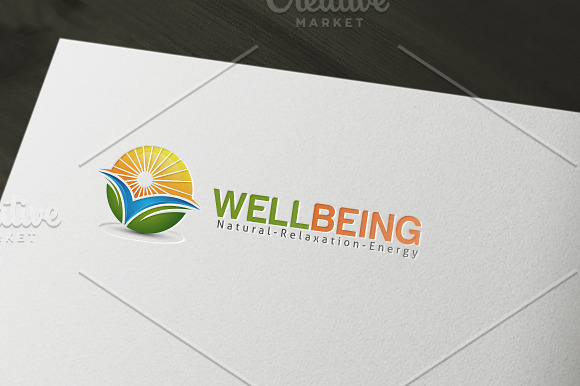 Wellbeing Relaxation Logo in Logo Templates - product preview 3