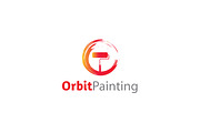 Orbit Painting Logo Template
