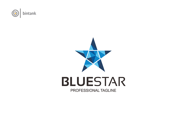 Poly Blue Star Logo