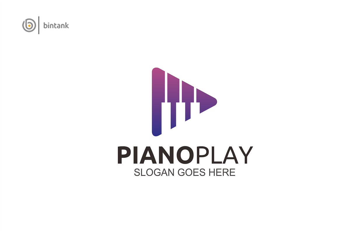 Piano Play Logo in Logo Templates - product preview 8
