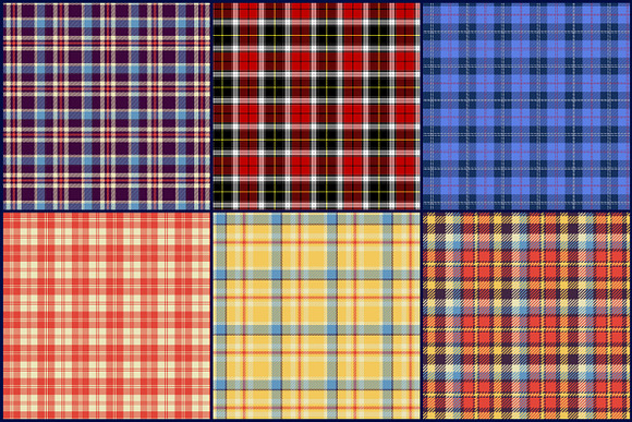 Scottish Tartan Digital Papers in Patterns - product preview 1