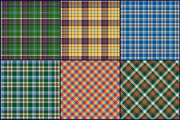 Scottish Tartan Digital Papers in Patterns - product preview 2