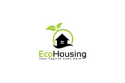 Eco Housing Logo Template