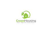 Green Housing Logo Template