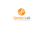 Genes Lab Logo Template