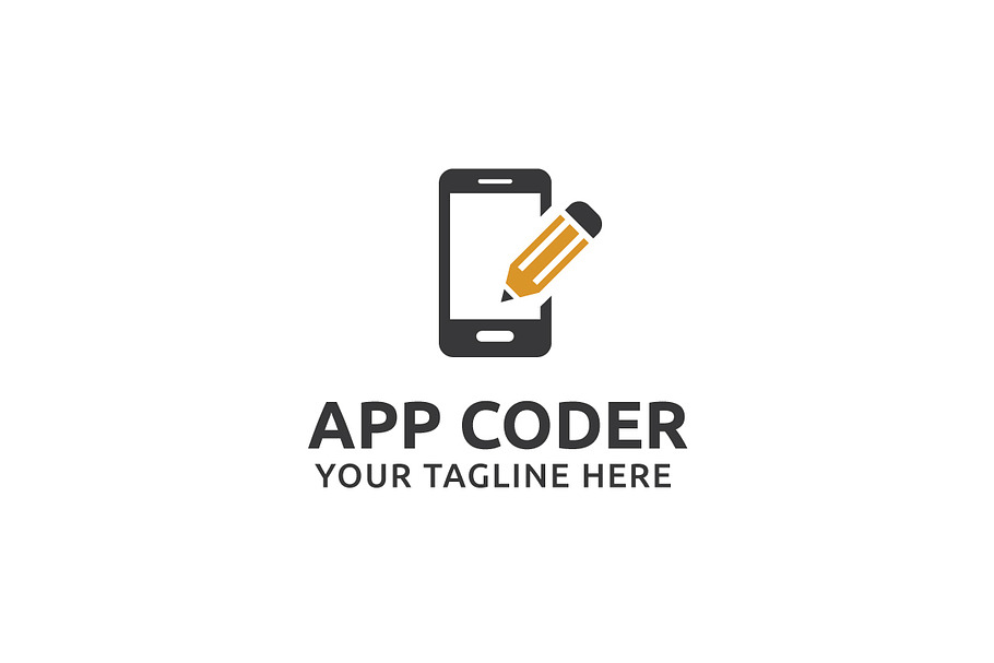 App Coder Logo Template