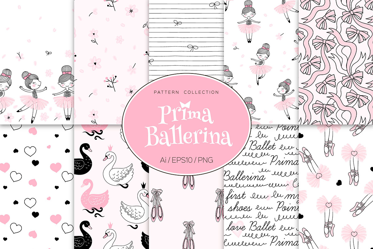 Prima Ballerina pattern set in Patterns - product preview 8