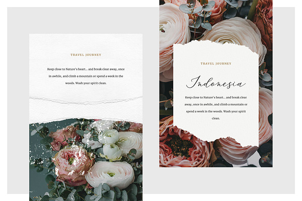 Ripped Papers — Instagram Templates