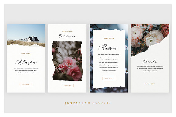 Ripped Papers — Instagram Templates in Instagram Templates - product preview 3